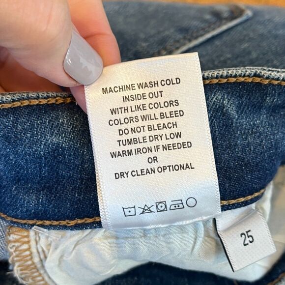 Vervet Blue Jeans Walking On Sunshine Size 25 Slim Boot Cut Flare - Picture 5 of 8